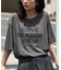 ルーズネック ピグメントロゴTシャツ