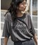 ルーズネック ピグメントロゴTシャツ