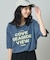 ルーズネック ピグメントロゴTシャツ