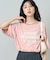 ルーズネック ピグメントロゴTシャツ