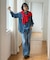 別注 FRILL COLLAR DENIM SHIRTS