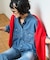 別注 FRILL COLLAR DENIM SHIRTS