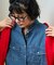 別注 FRILL COLLAR DENIM SHIRTS