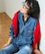 別注 FRILL COLLAR DENIM SHIRTS