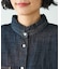 別注 FRILL COLLAR DENIM SHIRTS