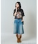 ”HELLO KITTY' Giddy Upコラージュ プリントTシャツ