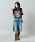 ”HELLO KITTY' Giddy Upコラージュ プリントTシャツ
