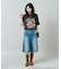 ”HELLO KITTY' Giddy Upコラージュ プリントTシャツ
