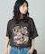 ”HELLO KITTY' Giddy Upコラージュ プリントTシャツ