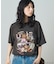 ”HELLO KITTY' Giddy Upコラージュ プリントTシャツ