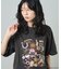 ”HELLO KITTY' Giddy Upコラージュ プリントTシャツ
