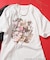 ”HELLO KITTY' Giddy Upコラージュ プリントTシャツ