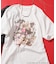 ”HELLO KITTY' Giddy Upコラージュ プリントTシャツ