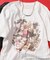 ”HELLO KITTY' Giddy Upコラージュ プリントTシャツ