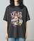 ”HELLO KITTY' Giddy Upコラージュ プリントTシャツ