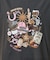 ”HELLO KITTY' Giddy Upコラージュ プリントTシャツ