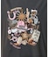 ”HELLO KITTY' Giddy Upコラージュ プリントTシャツ