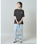 ”CINNAMOROLL” 目隠し コミック柄 プリントTシャツ