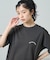 ”CINNAMOROLL” 目隠し コミック柄 プリントTシャツ