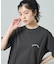 ”CINNAMOROLL” 目隠し コミック柄 プリントTシャツ
