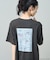 ”CINNAMOROLL” 目隠し コミック柄 プリントTシャツ
