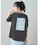 ”CINNAMOROLL” 目隠し コミック柄 プリントTシャツ
