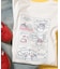 ”CINNAMOROLL” 目隠し コミック柄 プリントTシャツ