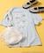 ”CINNAMOROLL” 目隠し コミック柄 プリントTシャツ