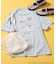 ”CINNAMOROLL” 目隠し コミック柄 プリントTシャツ