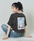 ”HAPIDANBUI” 目隠しコミック柄 プリントTシャツ