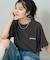 ”HAPIDANBUI” 目隠しコミック柄 プリントTシャツ