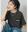 ”HAPIDANBUI” 目隠しコミック柄 プリントTシャツ