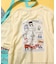 ”HAPIDANBUI” 目隠しコミック柄 プリントTシャツ