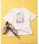 ”HAPIDANBUI” 目隠しコミック柄 プリントTシャツ