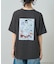 ”HAPIDANBUI” 目隠しコミック柄 プリントTシャツ