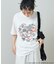 'HELLO KITTY' コラージュ プリントTシャツ