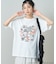 'HELLO KITTY' コラージュ プリントTシャツ