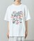'HELLO KITTY' コラージュ プリントTシャツ