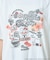 'HELLO KITTY' コラージュ プリントTシャツ