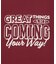 メッセージ ロゴTシャツ（Great Things）