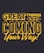 メッセージ ロゴTシャツ（Great Things）