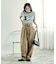 【MICKEY MOUSE】 Leopard logo ringer Tシャツ/ミッキーマウス