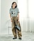 【MICKEY MOUSE】 Leopard logo ringer Tシャツ/ミッキーマウス