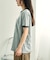 【MICKEY MOUSE】 Leopard logo ringer Tシャツ/ミッキーマウス