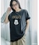 【MICKEY MOUSE】 Leopard logo Tシャツ/ミッキーマウス