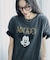 【MICKEY MOUSE】 Leopard logo Tシャツ/ミッキーマウス