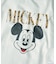 【MICKEY MOUSE】 Leopard logo Tシャツ/ミッキーマウス
