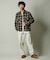 RED KAP × FREAK'S STORE 別注 クロップド フランネル ロングスリーブ ワークシャツ