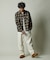 RED KAP × FREAK'S STORE 別注 クロップド フランネル ロングスリーブ ワークシャツ