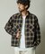 RED KAP × FREAK'S STORE 別注 クロップド フランネル ロングスリーブ ワークシャツ